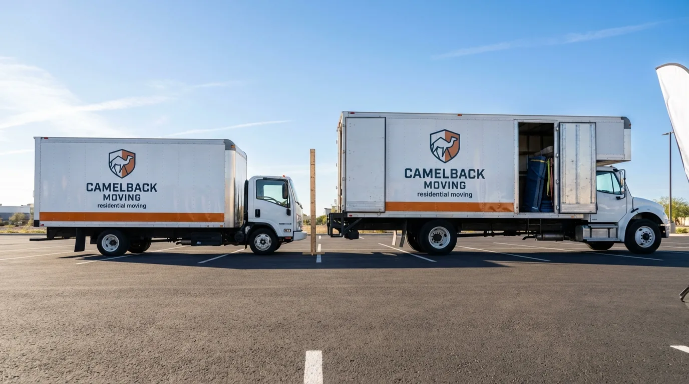 Moving truck size capacity guide in Dobbs Ferry